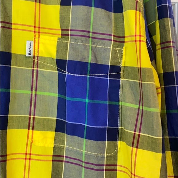 Sold Barbour Toward Plaid Tailored Fit Shirt - Picture 4 of 7